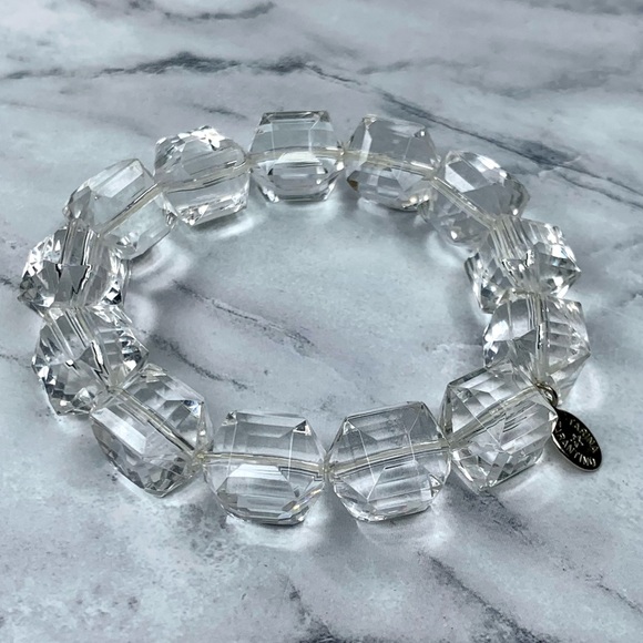 TT Translucent Classic Lucite Stretch Bracelet
